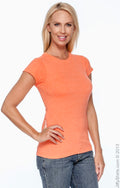 Women's Softstyle® Fitted T-Shirt - Heather Orange
