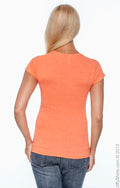 Women's Softstyle® Fitted T-Shirt - Heather Orange