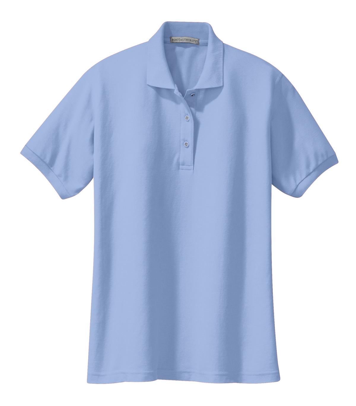 Women's Silk Touch Polo - Light Blue
