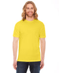 Unisex Poly-Cotton Short-Sleeve Crewneck - Sunshine