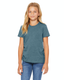 Bella + Canvas 3001YCVC - Youth Jersey T-Shirt - Heather Deep Teal