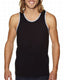 Next Level 3633 - Men's Cotton Tank - Black / Heather Gray
