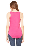 Women's Flowy V-Neck Tank - Berry