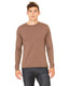Bella + Canvas 3501CVC - Unisex Jersey Long-Sleeve T-Shirt - Heather Brown