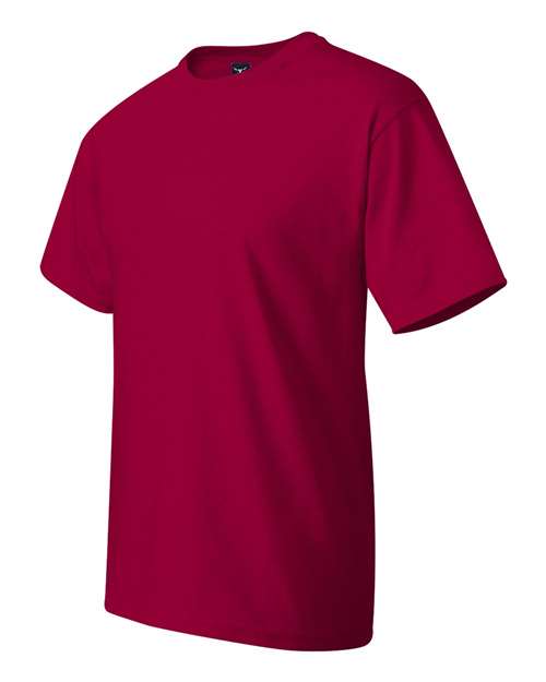 Hanes 518T Deep Red — side