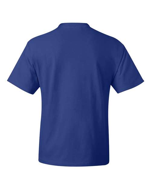 Hanes 518T Deep Royal — back