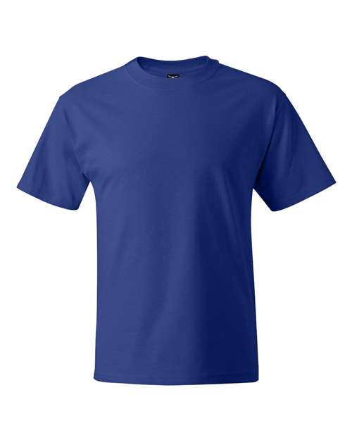 Hanes 518T Deep Royal — front