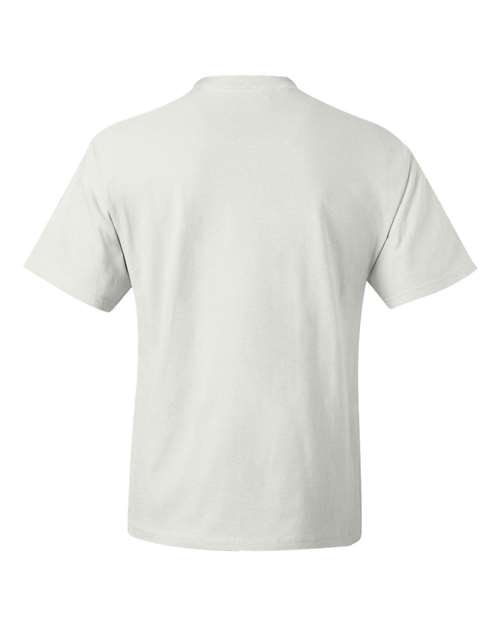 Hanes 518T White — back
