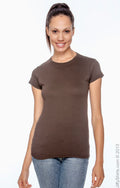 Women's Softstyle® Fitted T-Shirt - Dark Chocolate