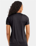 Hanes 4830 Black — on model back