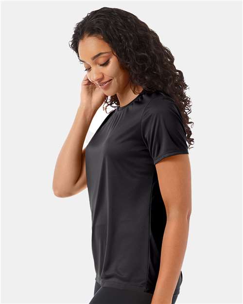 Hanes 4830 Black — on model side
