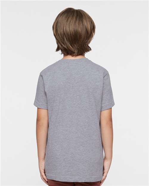 LAT 6101 Heather — on model back
