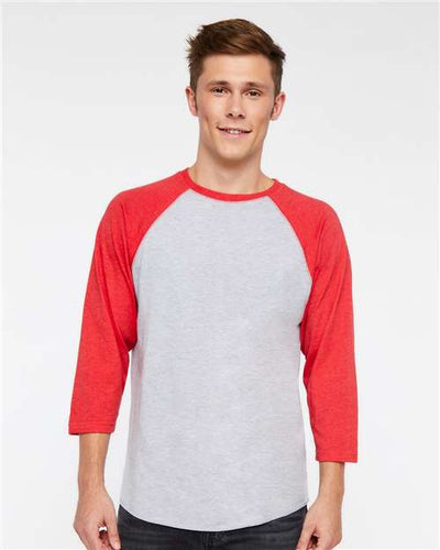 LAT 6930 Vintage Heather/ Vintage Red — on model front