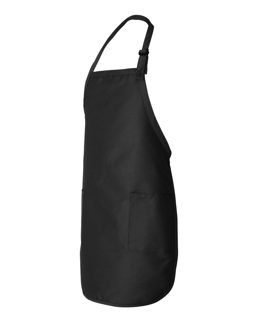 Full-Length Apron with Pockets - Black
