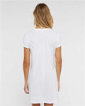 LAT 3522 White — on model back