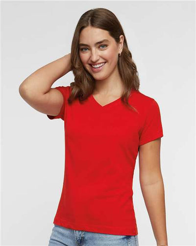 LAT 3507 Red — on model front