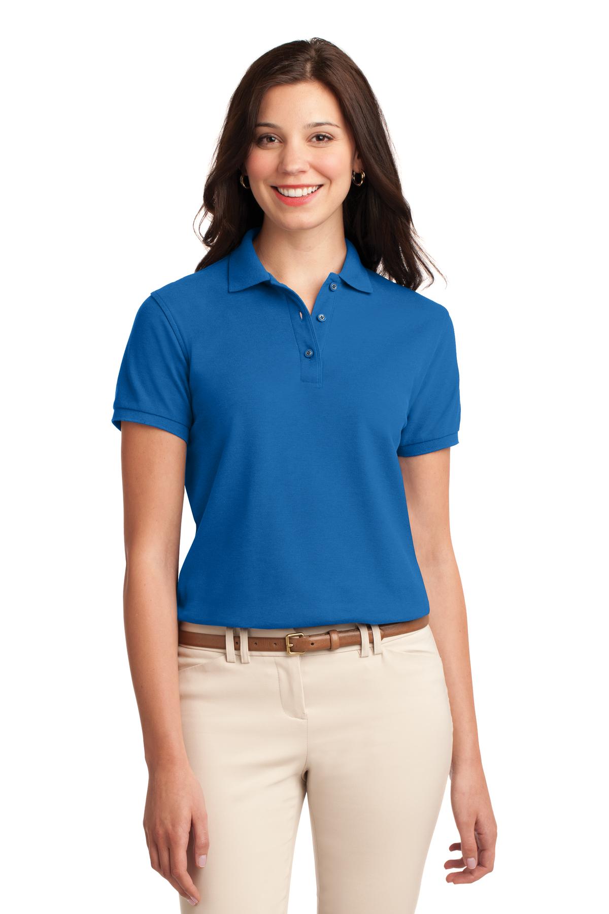 Women's Silk Touch Polo - Strong Blue