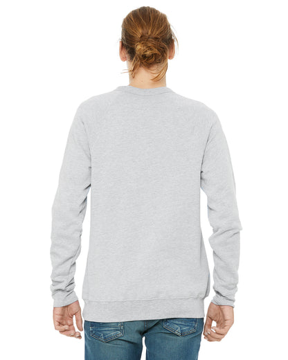 Unisex Sponge Fleece Raglan Sweatshirt - Heather Athletic