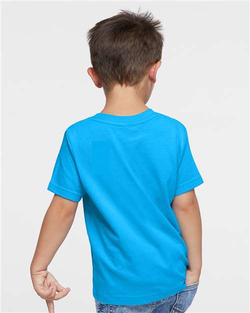 Rabbit Skins 3321 Turquoise — on model back