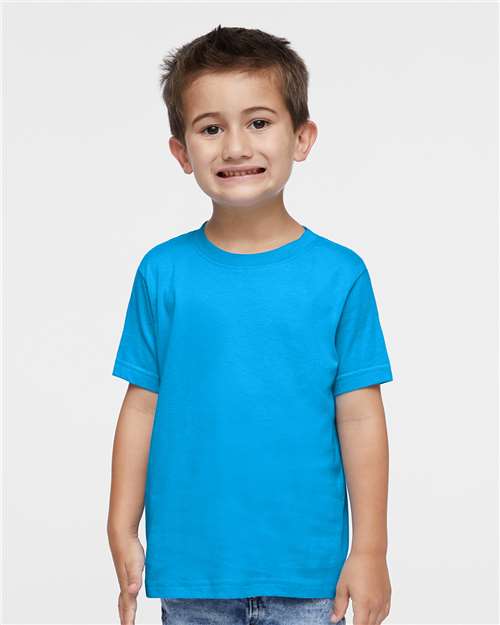 Rabbit Skins 3321 Turquoise — on model front