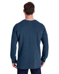 Unisex French Terry Crew With Pocket - True Navy