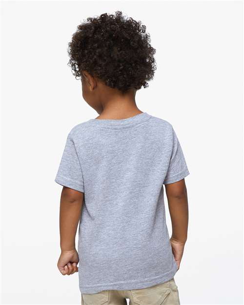 Rabbit Skins 3322 Heather — on model back