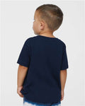 Rabbit Skins 3322 Navy — on model back