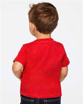 Rabbit Skins 3322 Red — on model back