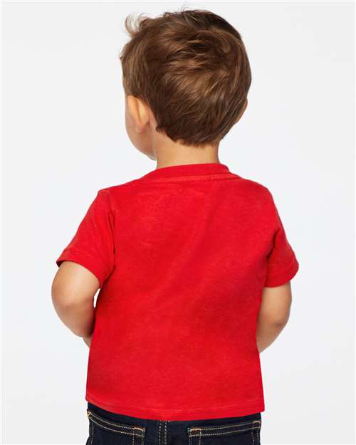 Rabbit Skins 3322 Red — on model back