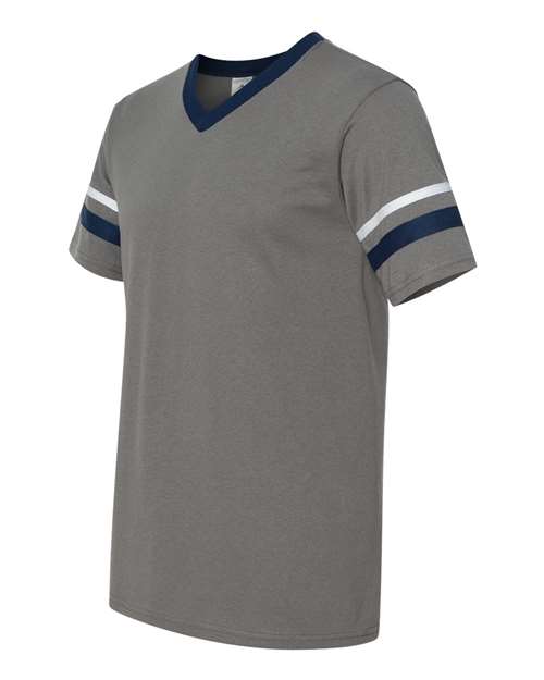 Augusta Sportswear 360 Graphite/ Navy/ White — side