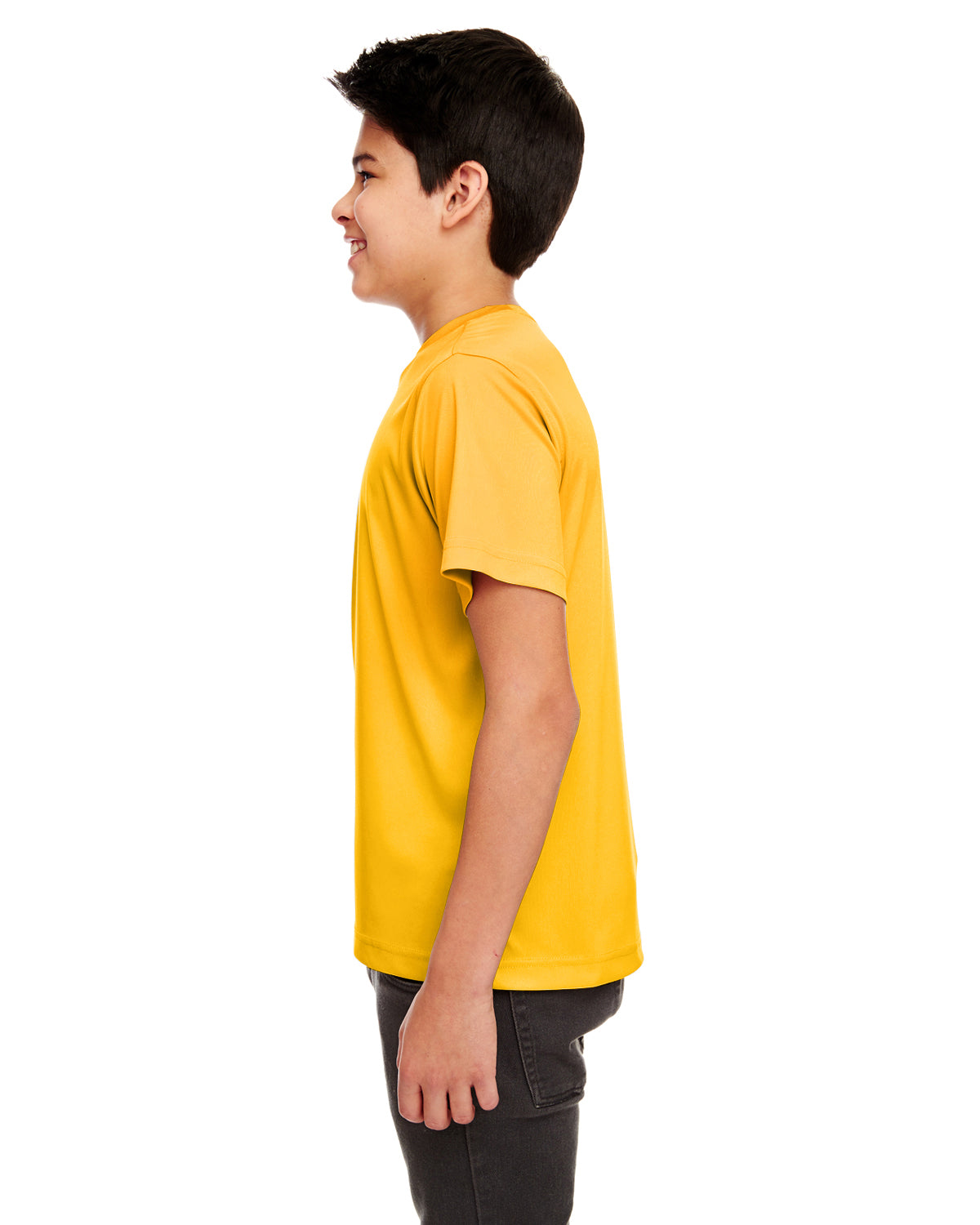 Youth Cool & Dry Sport Performance Interlock T-Shirt - Gold