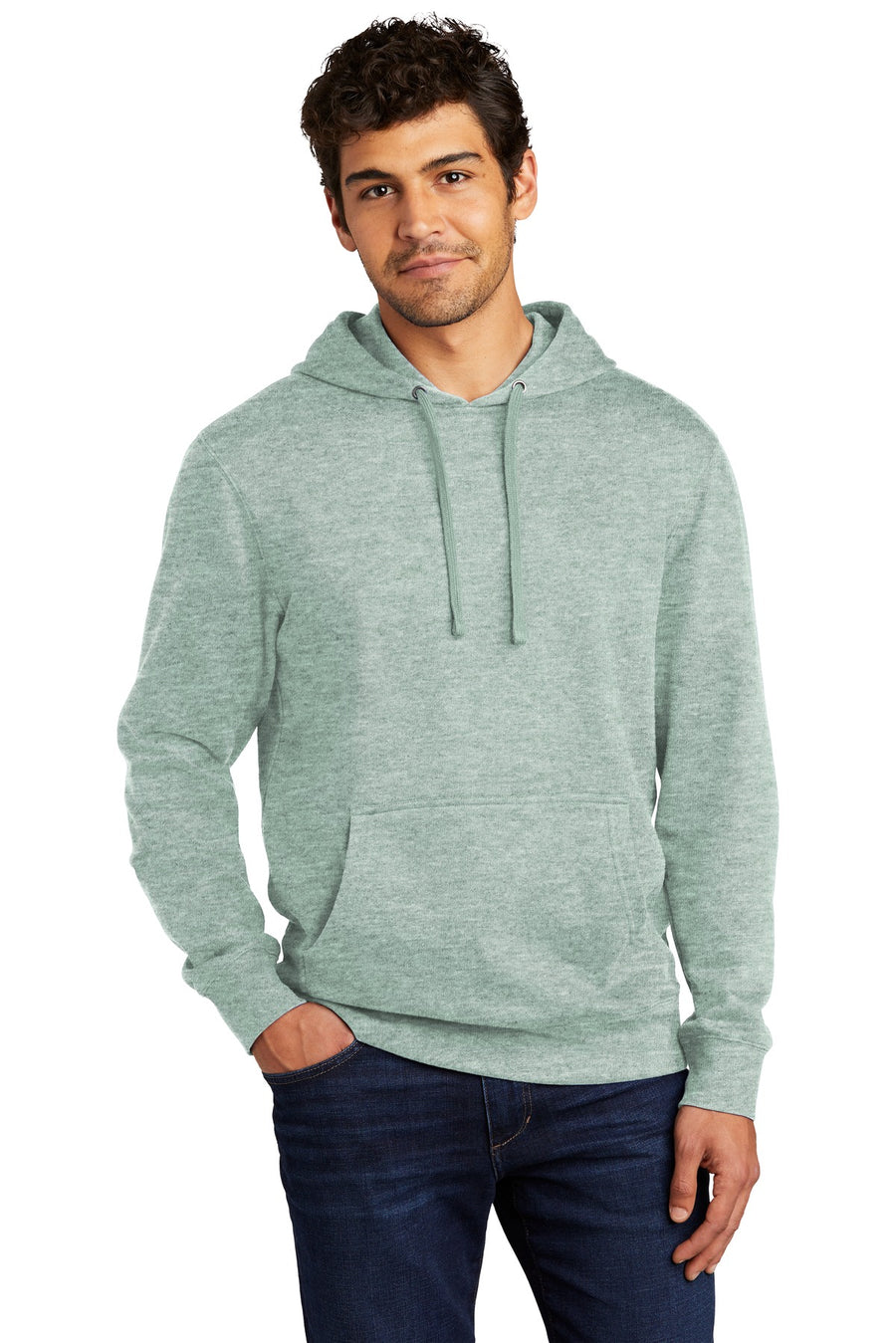 Unisex V.I.T. Fleece Hoodie - Heather Dusty Sage