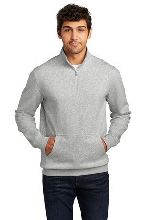 Unisex V.I.T. Fleece 1/4-Zip - Light Heather Gray