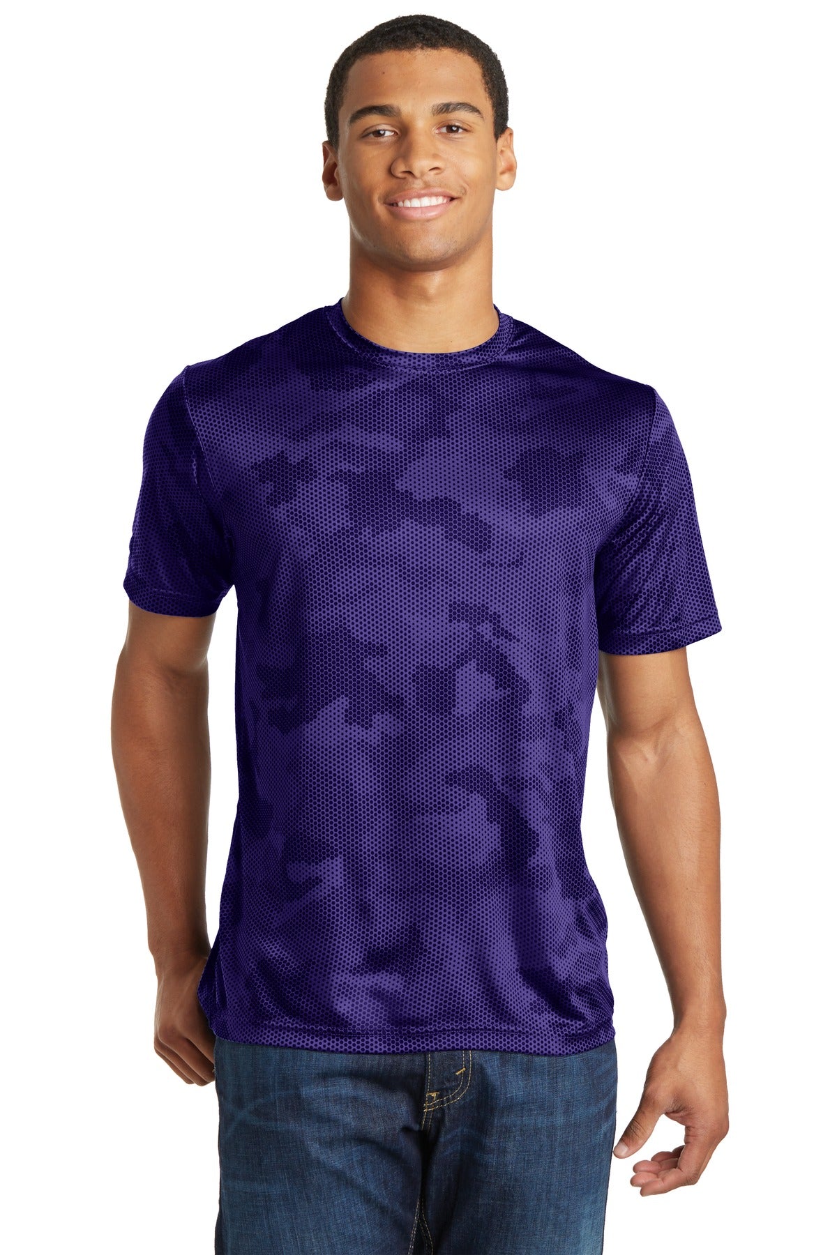 Unisex CamoHex Tee - Purple