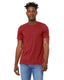 Bella + Canvas 3001CVC - Unisex Heather CVC T-Shirt - Heather Canvas Red
