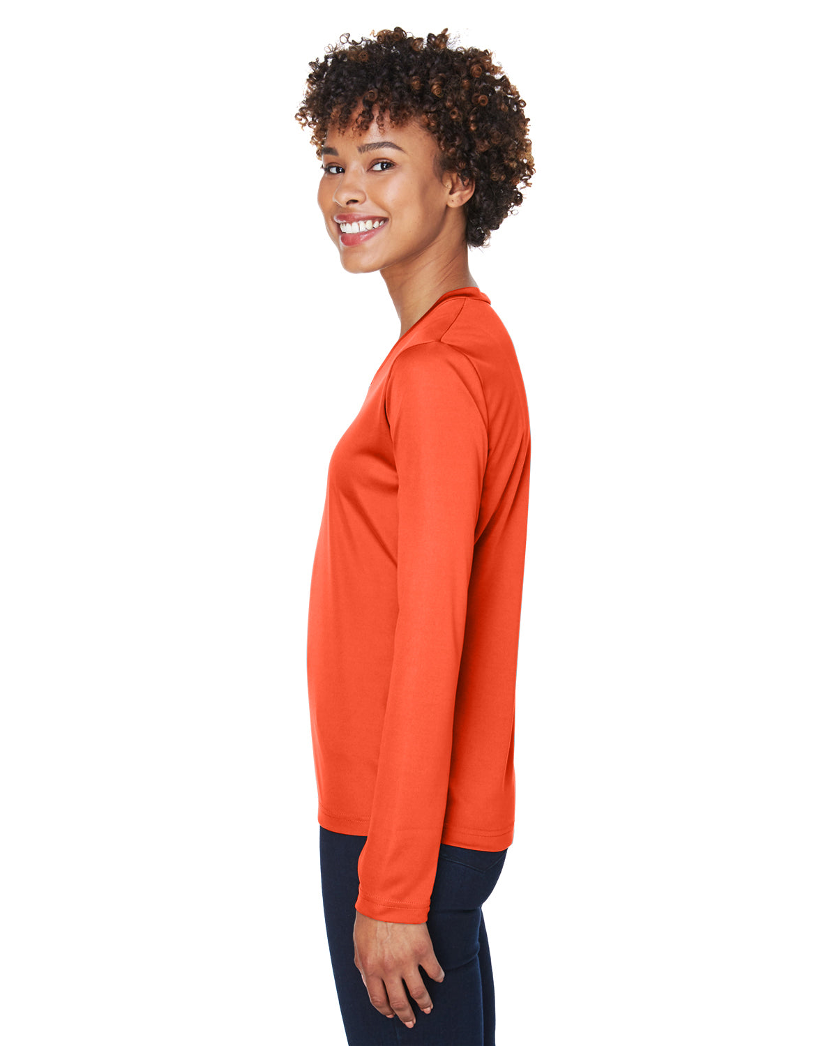 Women's Zone Performance Long-Sleeve T-Shirt - Sport Orange