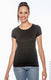 Anvil 1441 - Women's 1x1 Baby Rib Scoop T-Shirt - Black
