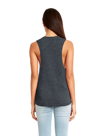 Women's Festival Muscle Tank - Antique Denim