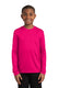 Sport-Tek YST350LS - Youth Long Sleeve PosiCharge Competitor Tee - Pink Raspberry