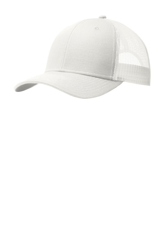 Snapback Trucker Cap - White
