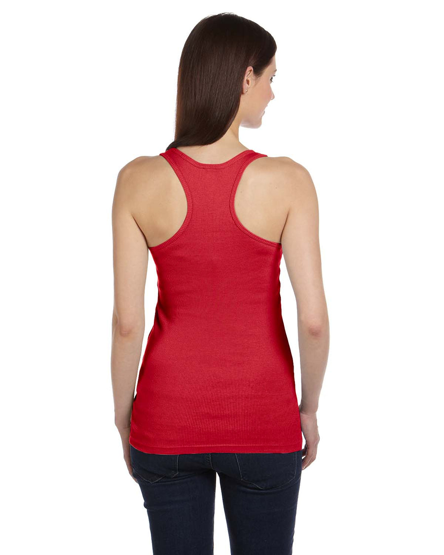 Women’s 2X1 Rib Racerback Tank - Red