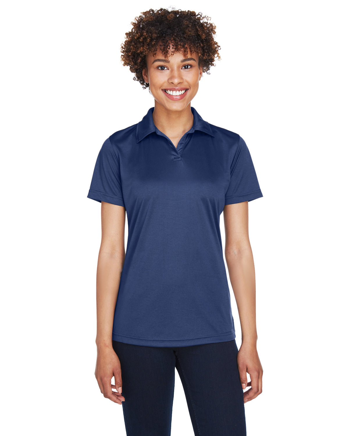 Women's Cool & Dry Sport Performance Interlock Polo - Navy