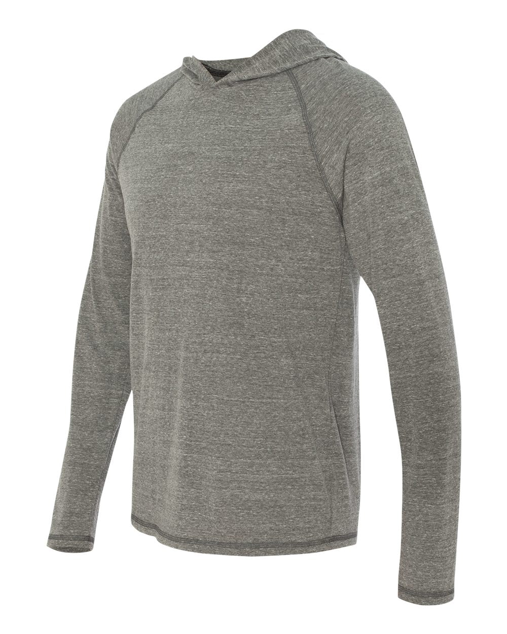 Triblend Jersey Hooded Pullover - Gray Heather Triblend