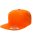 Yupoong 6089 - Unisex 6-Panel Structured Flat Visor Classic Snapback - Orange