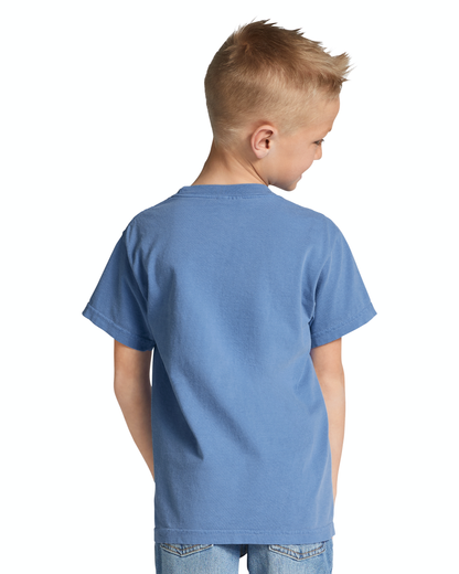 Youth Midweight RS T-Shirt - Washed Denim