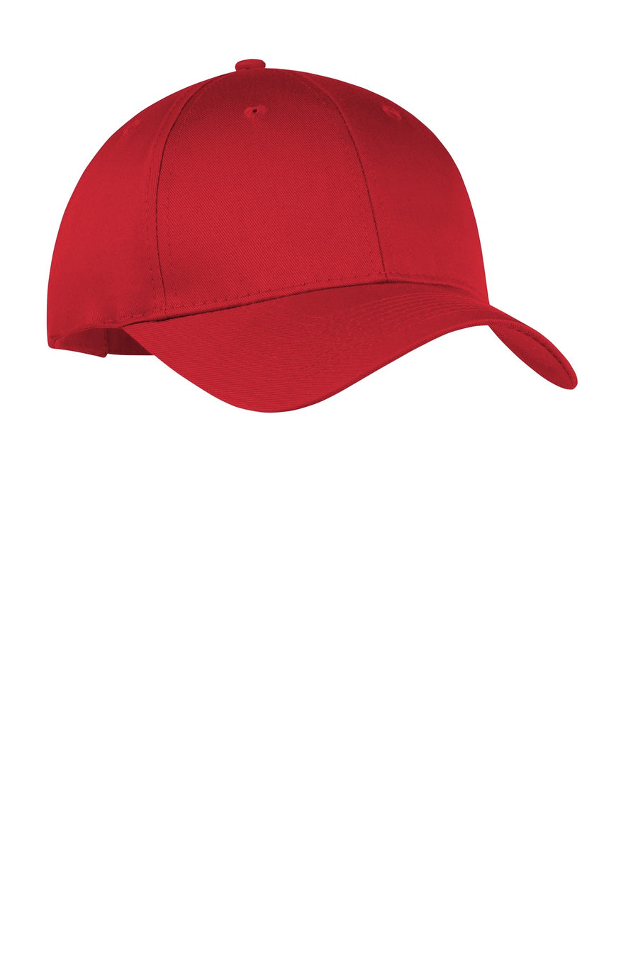 Six-Panel Twill Cap - True Red
