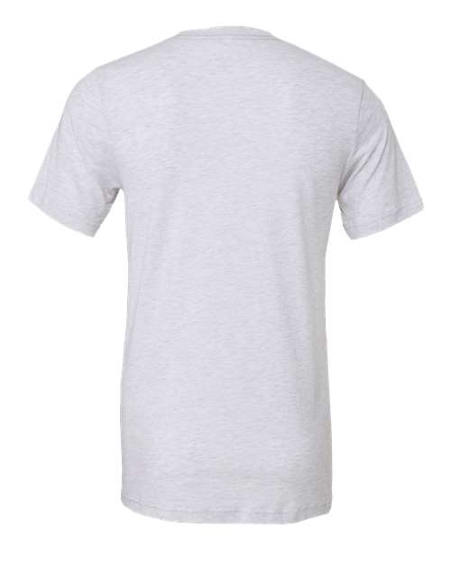 BELLA + CANVAS 3413 White Fleck Triblend — back