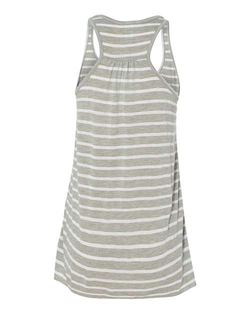 BELLA + CANVAS 8800 Athletic Heather/ White — back