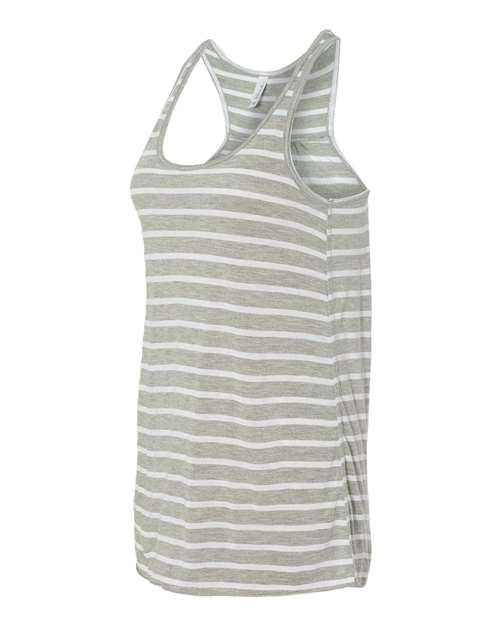 BELLA + CANVAS 8800 Athletic Heather/ White — side