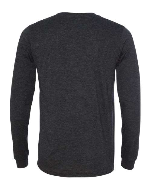 BELLA + CANVAS 3513 Charcoal Black Triblend — back